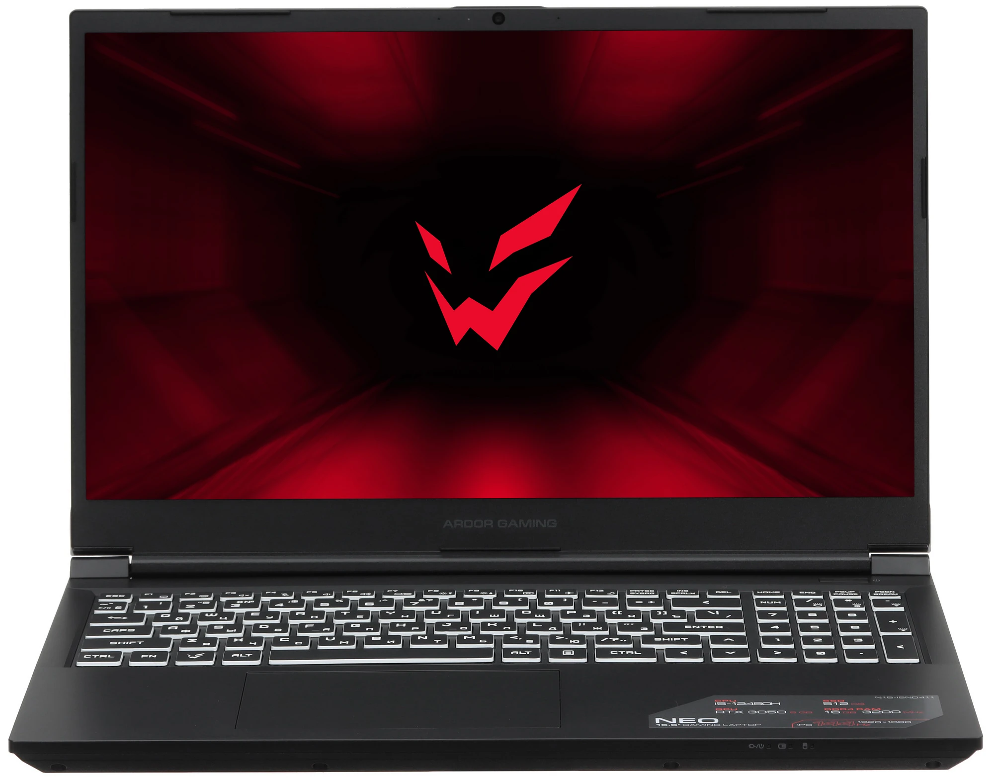 

Ноутбук ARDOR GAMING NEO N15-I5ND411, черный, N15-I5ND411