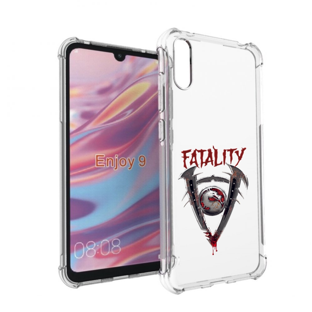 

Чехол бампер MyPads Фаталити мужской для Huawei Enjoy 9, Прозрачный, Tocco