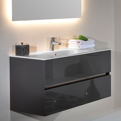 

Armadi Art Мебель для ванной Armadi Art Vallessi 100 838-100-W антрацит глянец