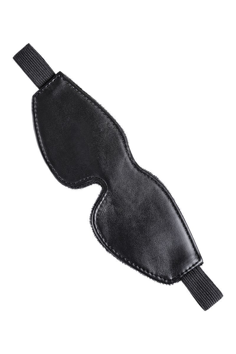 Маска ToyFa Anonymo из искусственной кожи черная