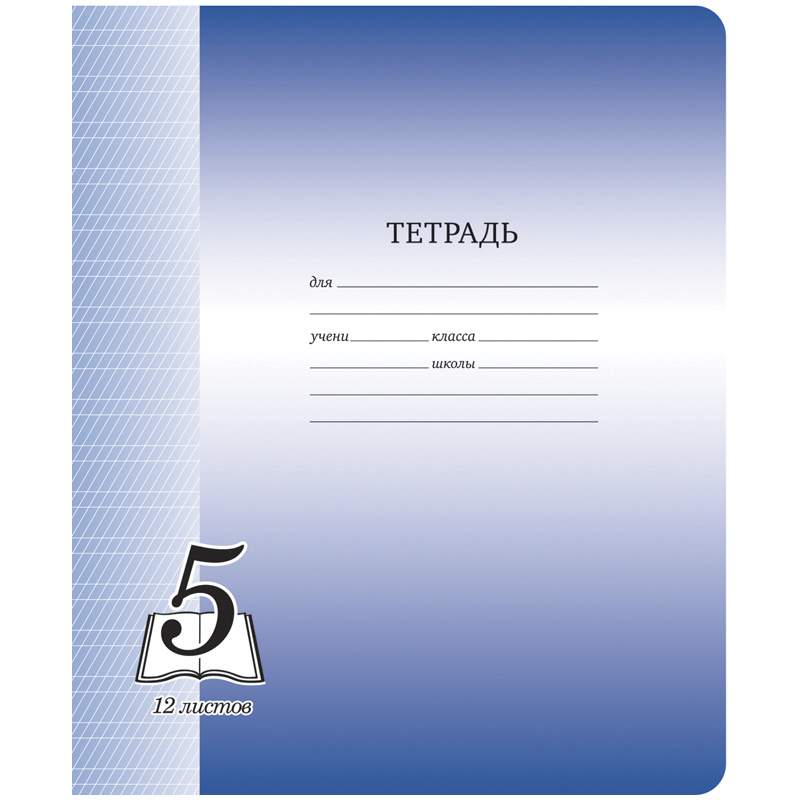

Тетрадь Artspace 211765, 12 листов, частая косая линейка, 60 штук