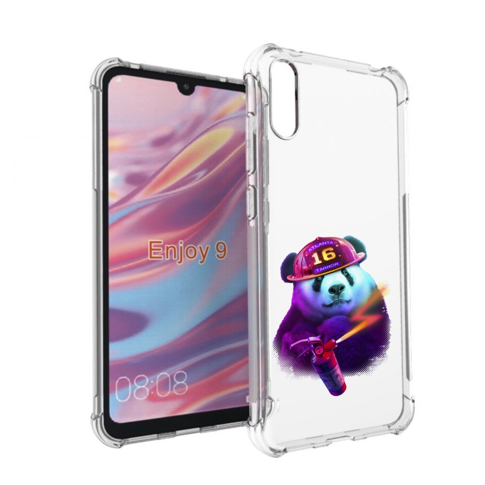 

Чехол бампер MyPads Яркая панда детский для Huawei Enjoy 9, Прозрачный, Tocco