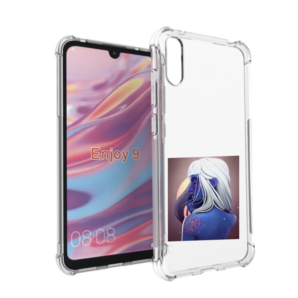 

Чехол бампер MyPads аватар-с-цветком для Huawei Enjoy 9, Прозрачный, Tocco