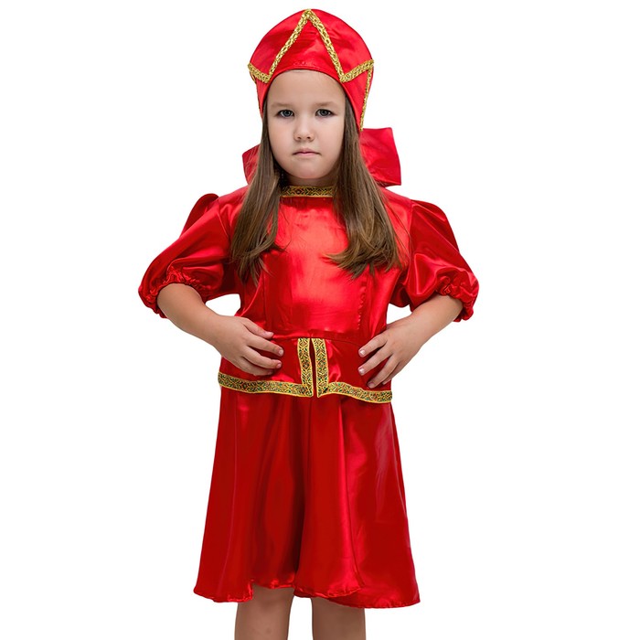 

Карнавальный костюм "Плясовой", цвет красный, 5-7 лет, рост 122-134 2355
