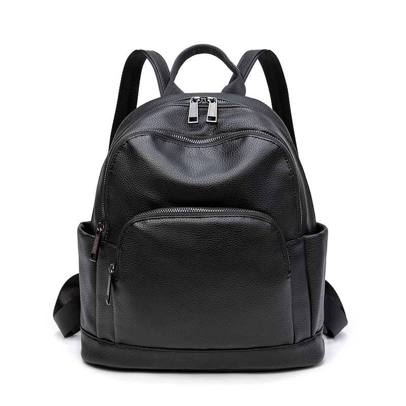 Рюкзак женский 1232710 черный, 33х30х12 см