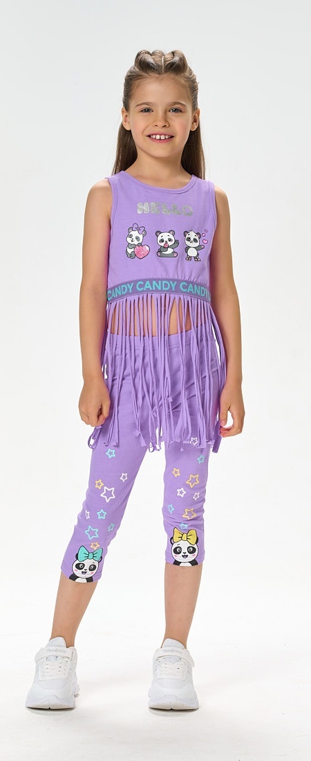 

Леггинсы детские Kari Kids SS24C22701016, фиолетовый, 92, 229135
