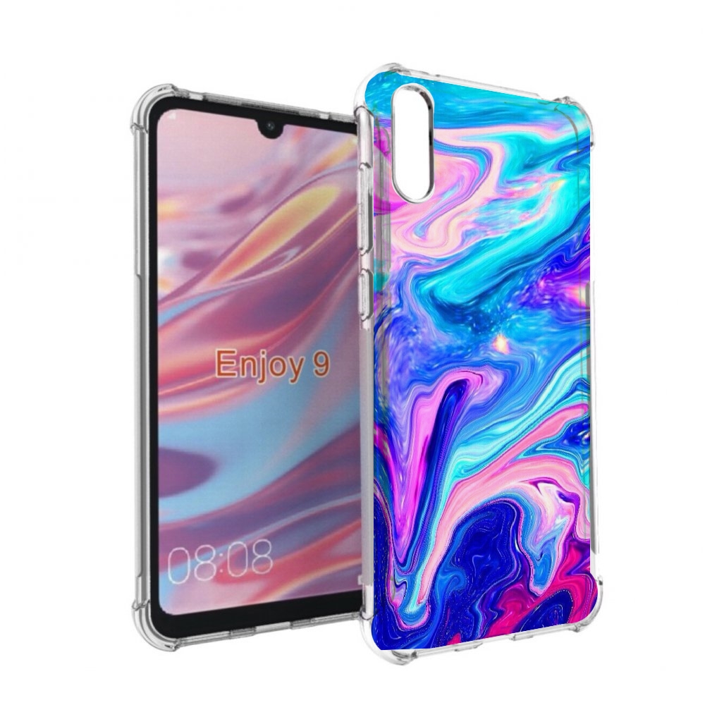 

Чехол бампер MyPads акварельные-краски для Huawei Enjoy 9, Прозрачный, Tocco