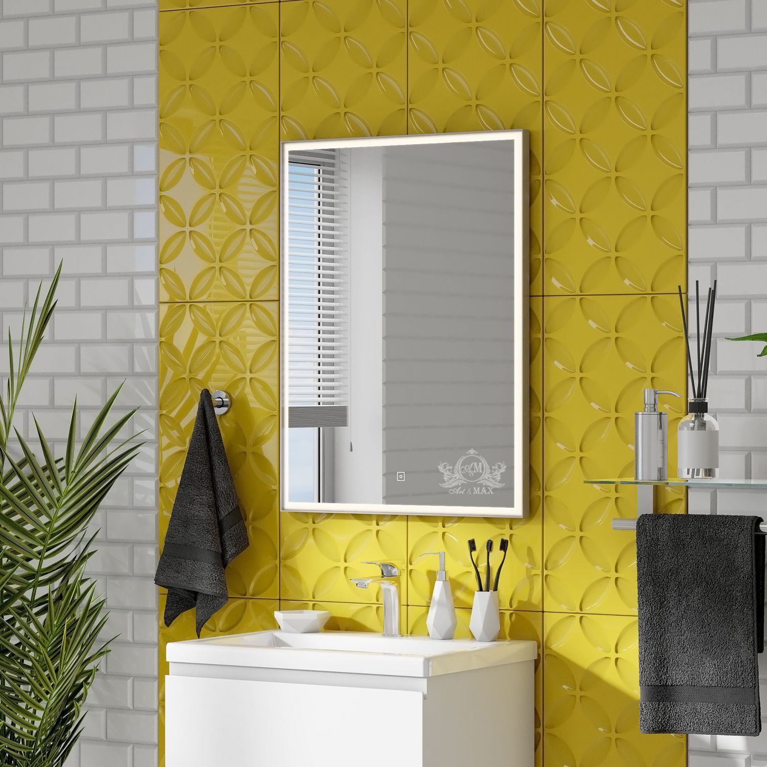 

Art&Max Зеркало Art&Max Arezzo AM-Are-600-800-DS-FC