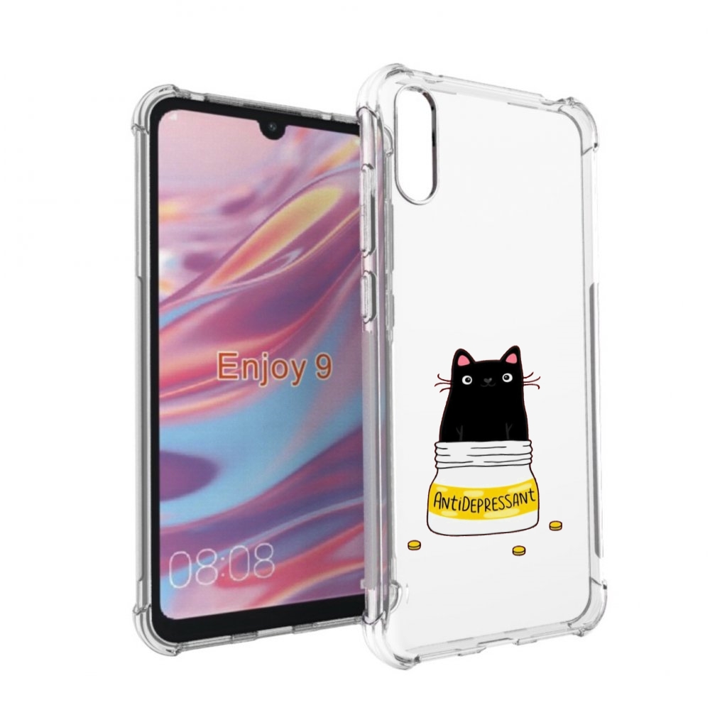 

Чехол бампер MyPads антидепрессант для Huawei Enjoy 9, Прозрачный, Tocco