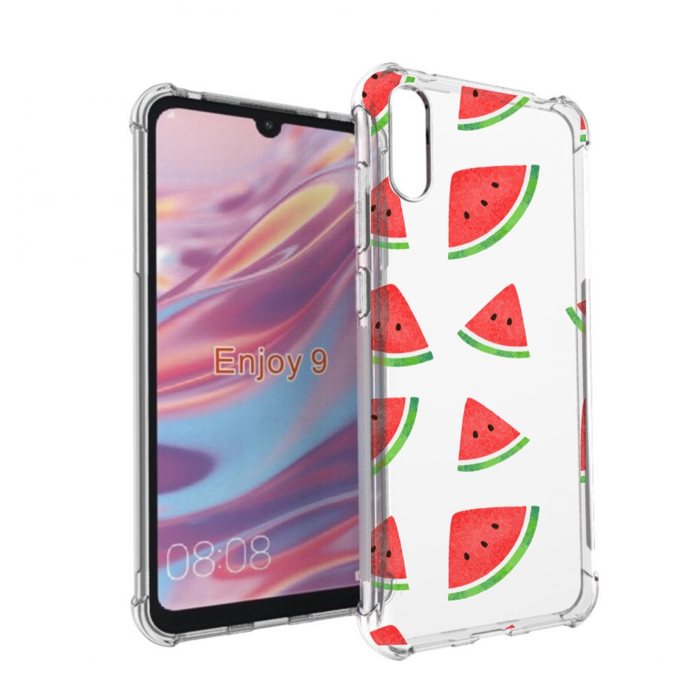 

Чехол бампер MyPads арбузики для Huawei Enjoy 9, Прозрачный, Tocco