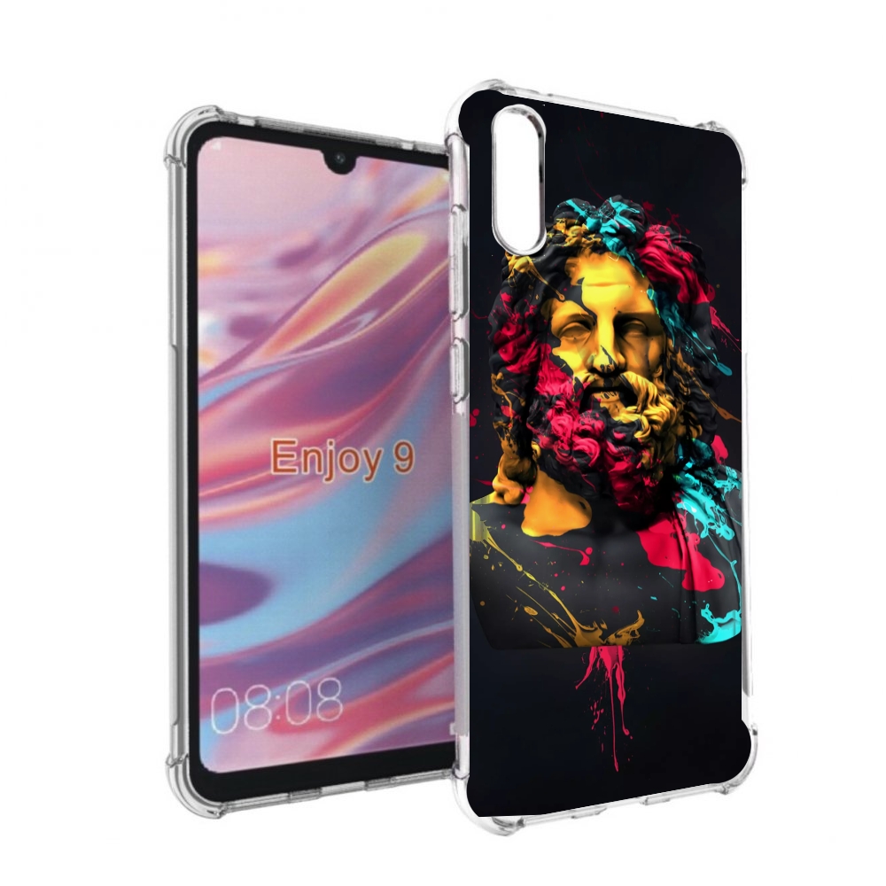 

Чехол бампер MyPads арт-статуя-краски для Huawei Enjoy 9, Прозрачный, Tocco