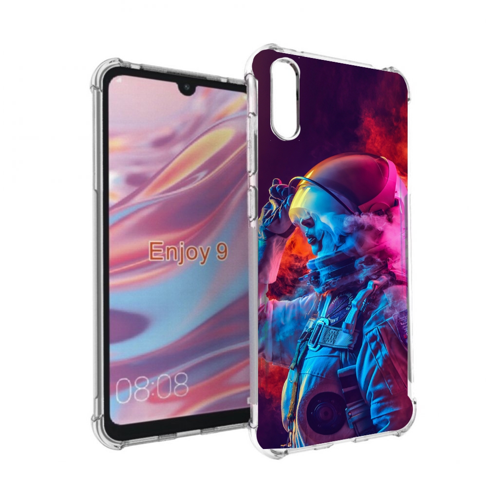 

Чехол бампер MyPads астронавт в дыму для Huawei Enjoy 9, Прозрачный, Tocco