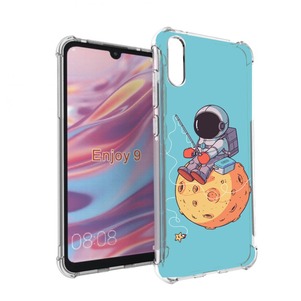 

Чехол бампер MyPads астронавт ловит звезду для Huawei Enjoy 9, Прозрачный, Tocco