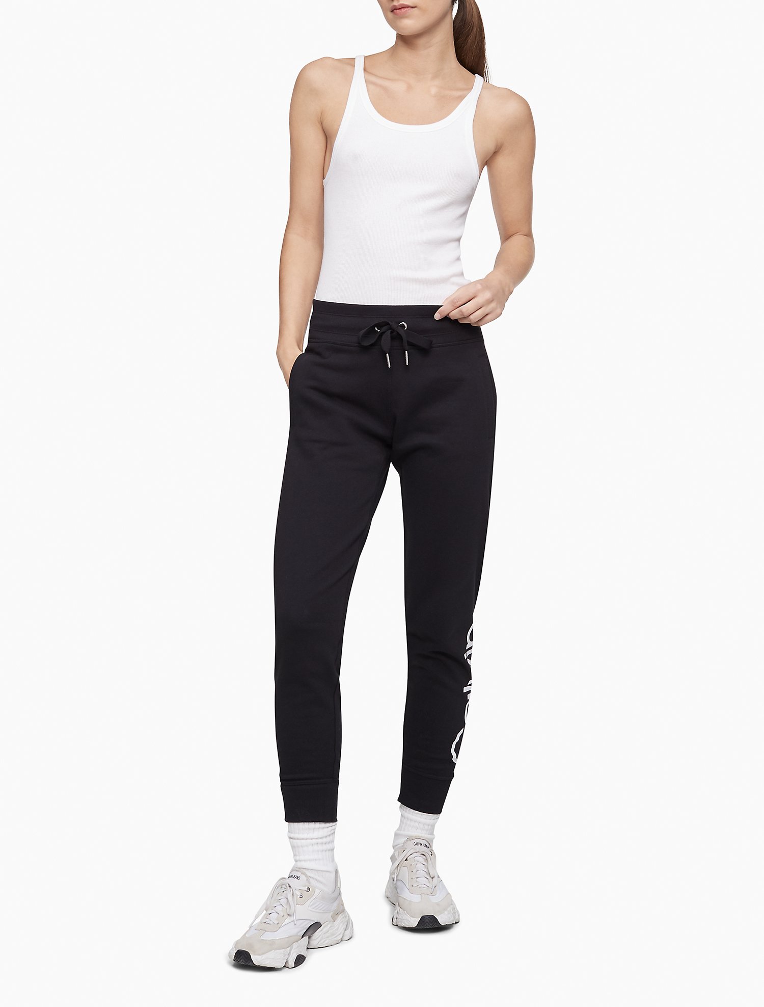 

Спортивные брюки женские Calvin Klein pfcp6485 черные L, pfcp6485