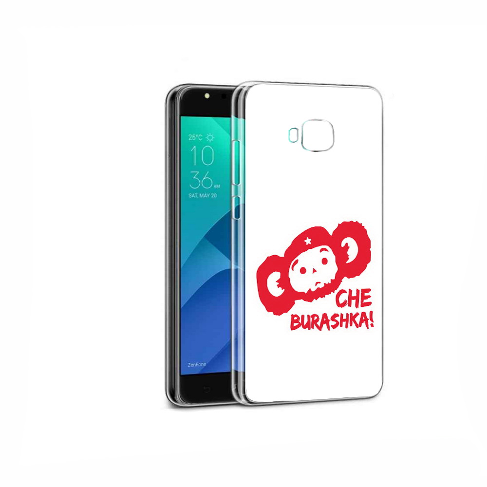 

Чехол MyPads Tocco для Asus ZenFone 4 Selfie чебурашка, Прозрачный, Tocco