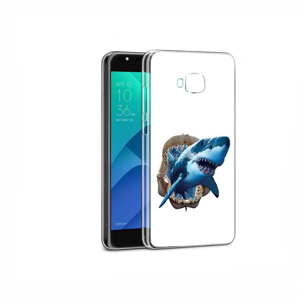

Чехол MyPads Tocco для Asus ZenFone 4 Selfie челюсти, Прозрачный, Tocco