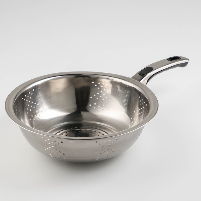 

Дуршлаг с ручкой, d=25 см, 201 сталь, Серебристый