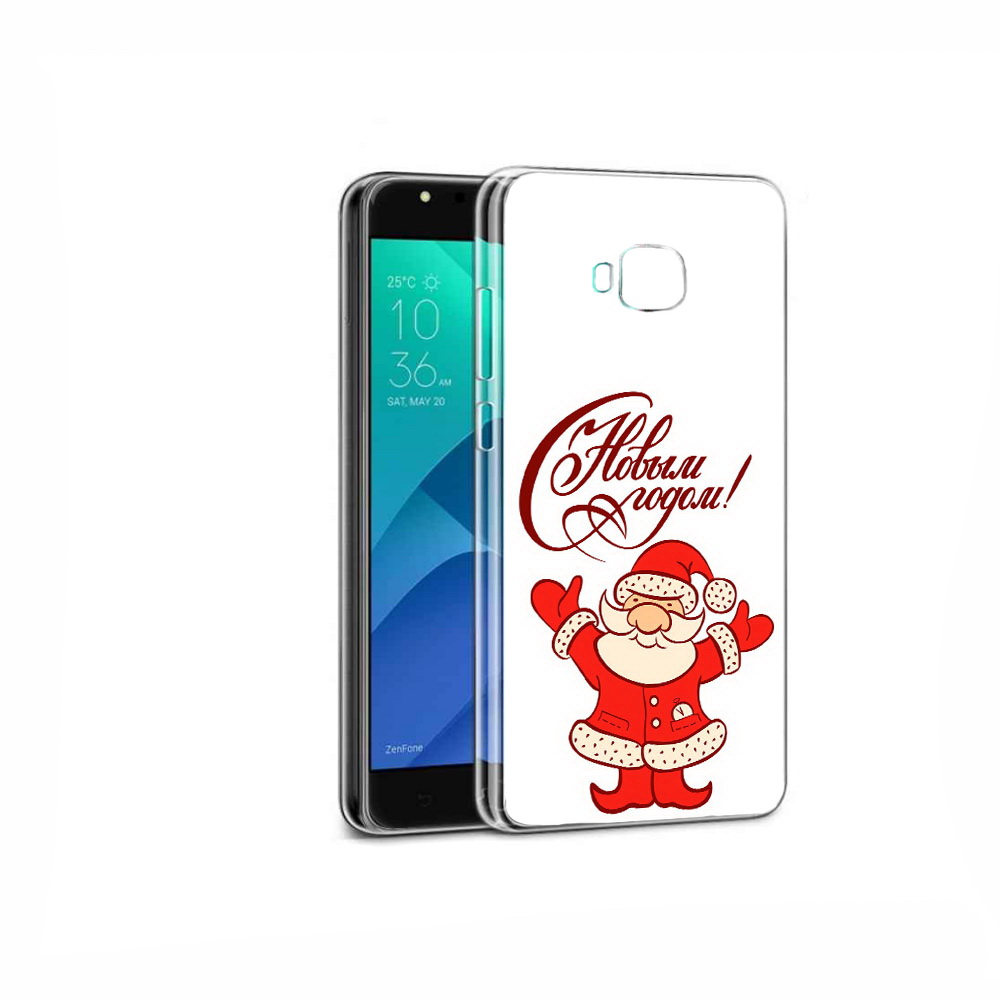 

Чехол MyPads Tocco для Asus ZenFone 4 Selfie Добрый дед мороз с новым годом 2023, Прозрачный, Tocco