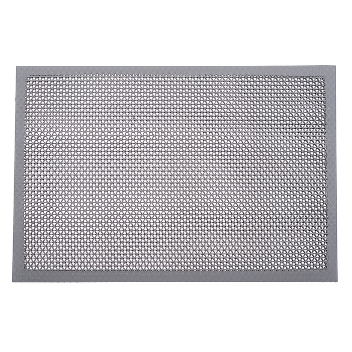 Мир чистоты Коврик резиновый «ТВИСТ», 40x60 см, h=4,5 мм, цвет серый
