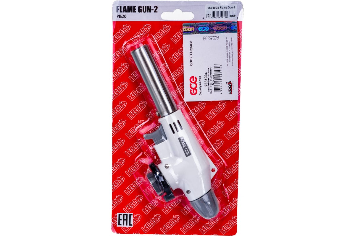 

Горелка паяльного типа для газового баллончика FLAME GUN-2 тип КТ-834-В KRASS 2681004