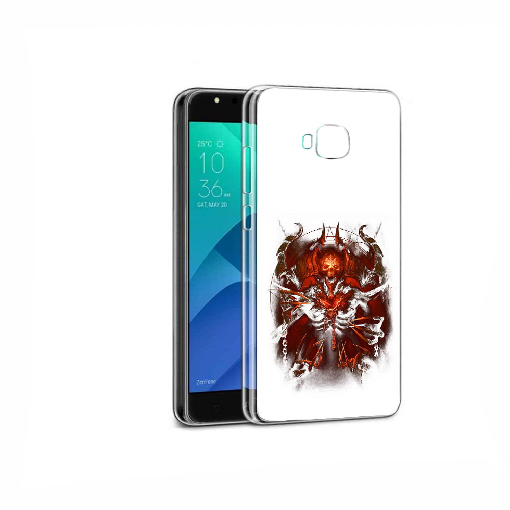 

Чехол MyPads Tocco для Asus ZenFone 4 Selfie яркий демон, Прозрачный, Tocco