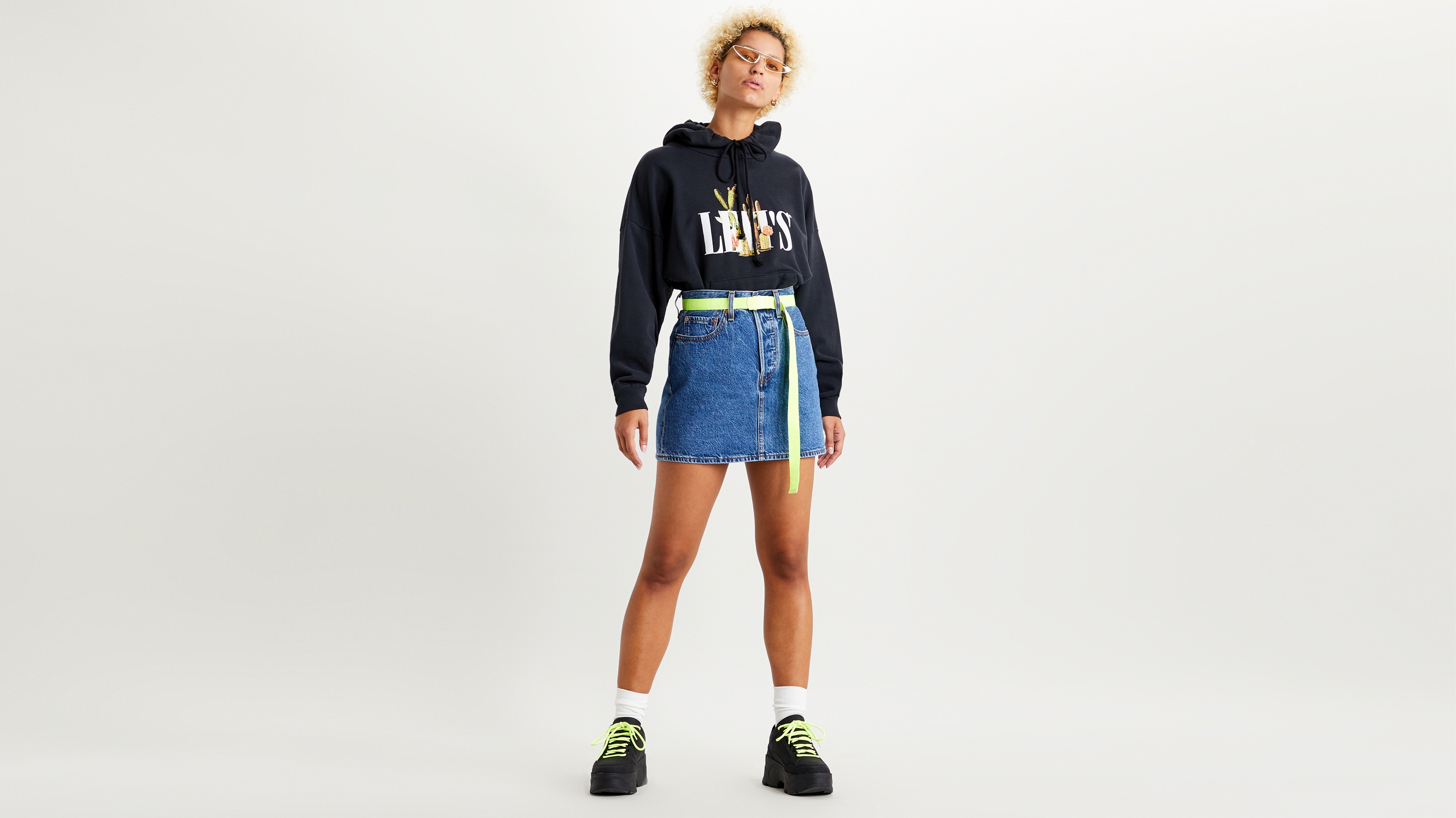 

Юбка женская Levi's 27889-0001 синяя 30, 27889-0001