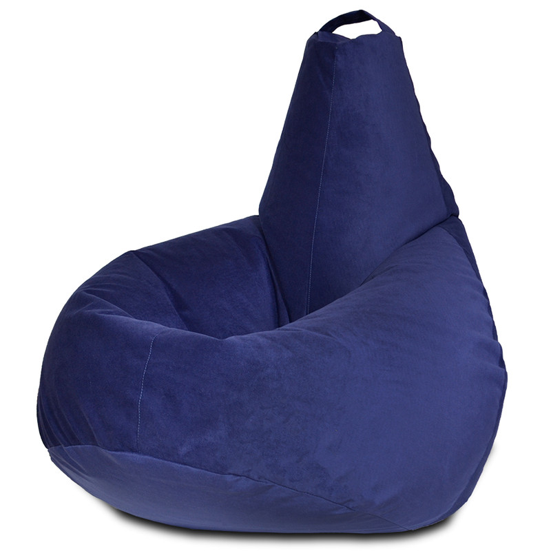 Кресло-мешок Puffmebel груша XXXXL синий