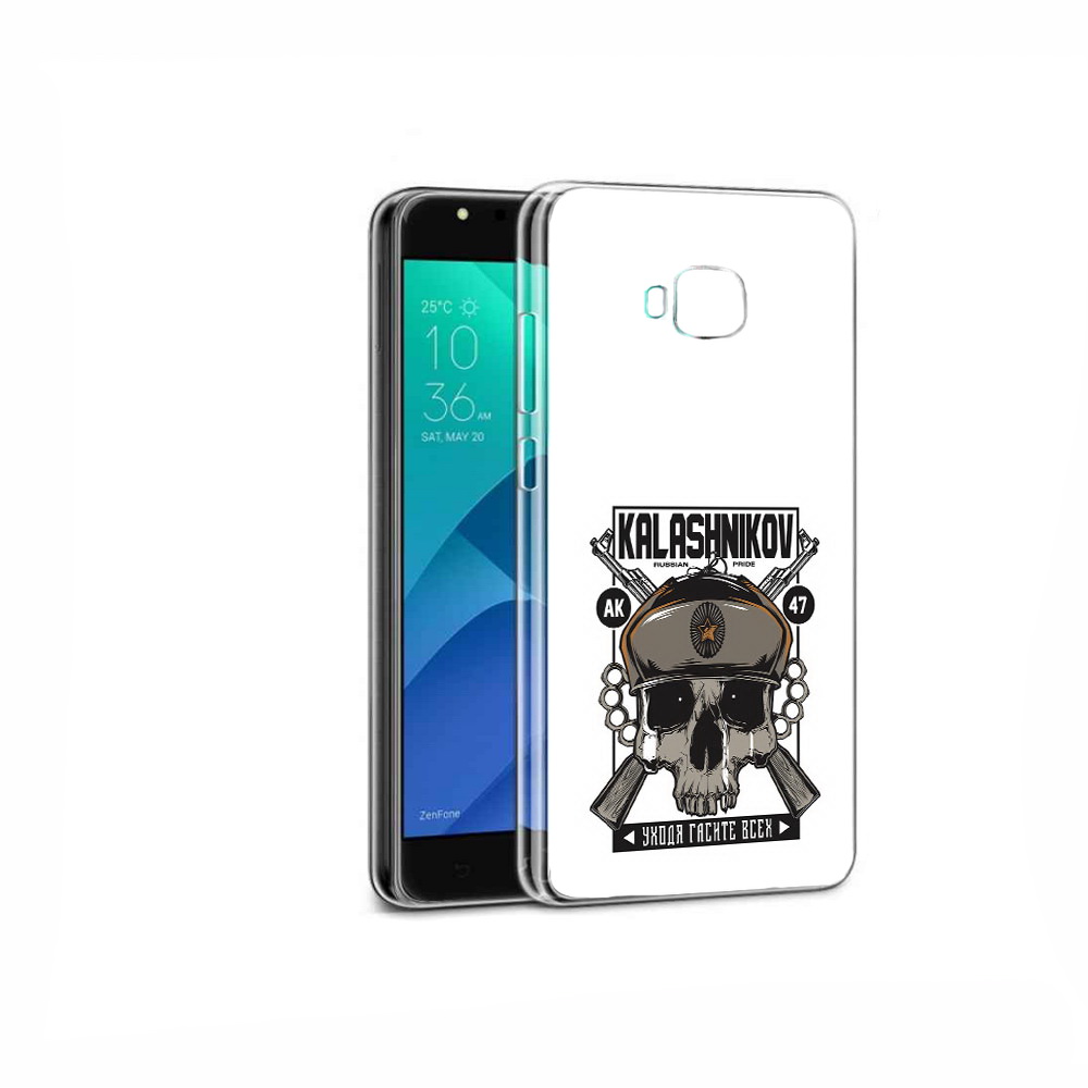 

Чехол MyPads Tocco для Asus ZenFone 4 Selfie Калашников, Прозрачный, Tocco