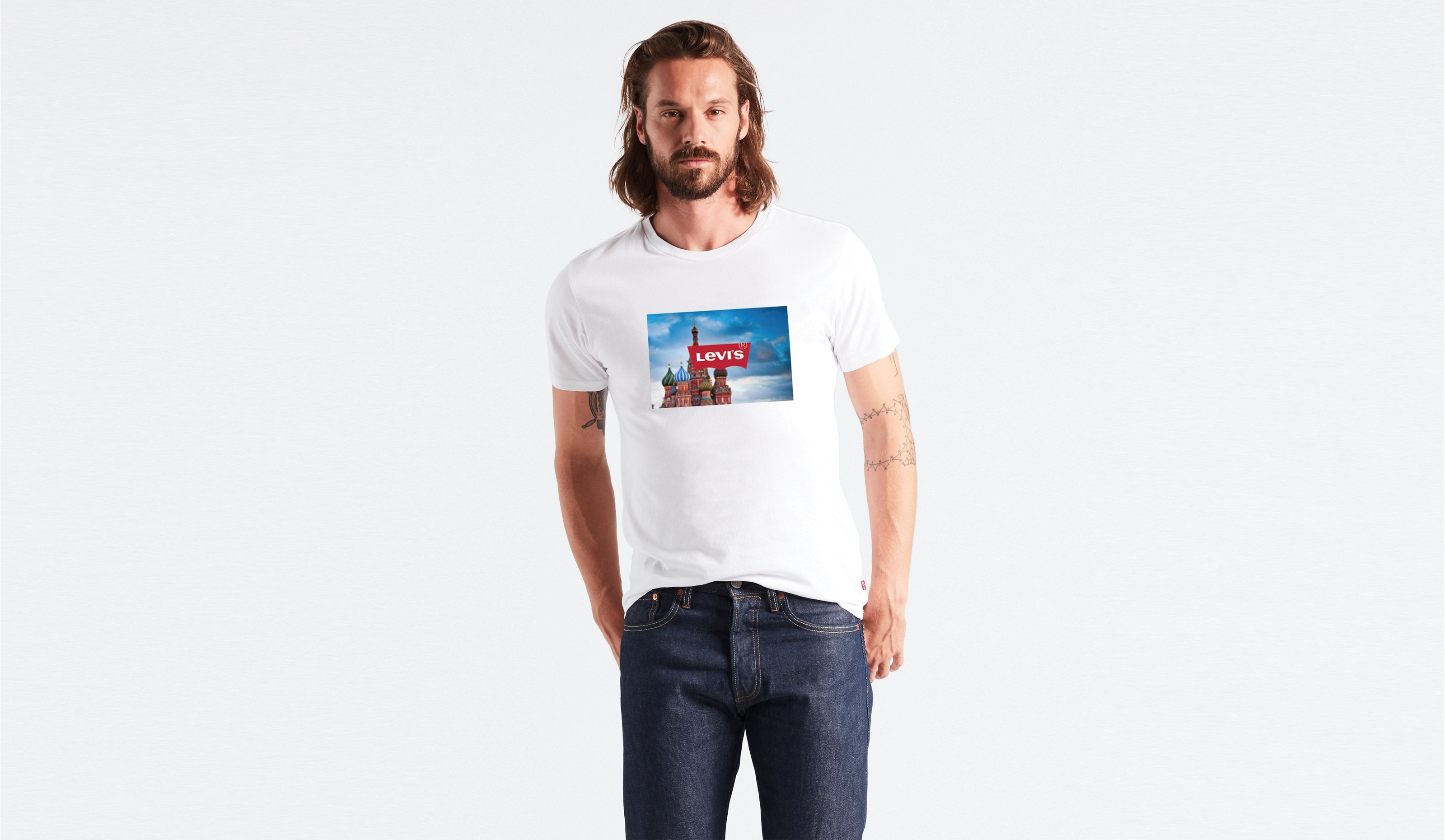 

Футболка мужская Levi's 80739-0029 белая M, 80739-0029