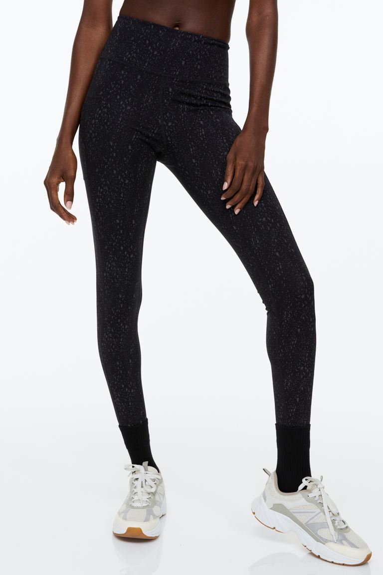 

Леггинсы женские H&M 1103185002 черные S (доставка из-за рубежа), Черный, 1103185002