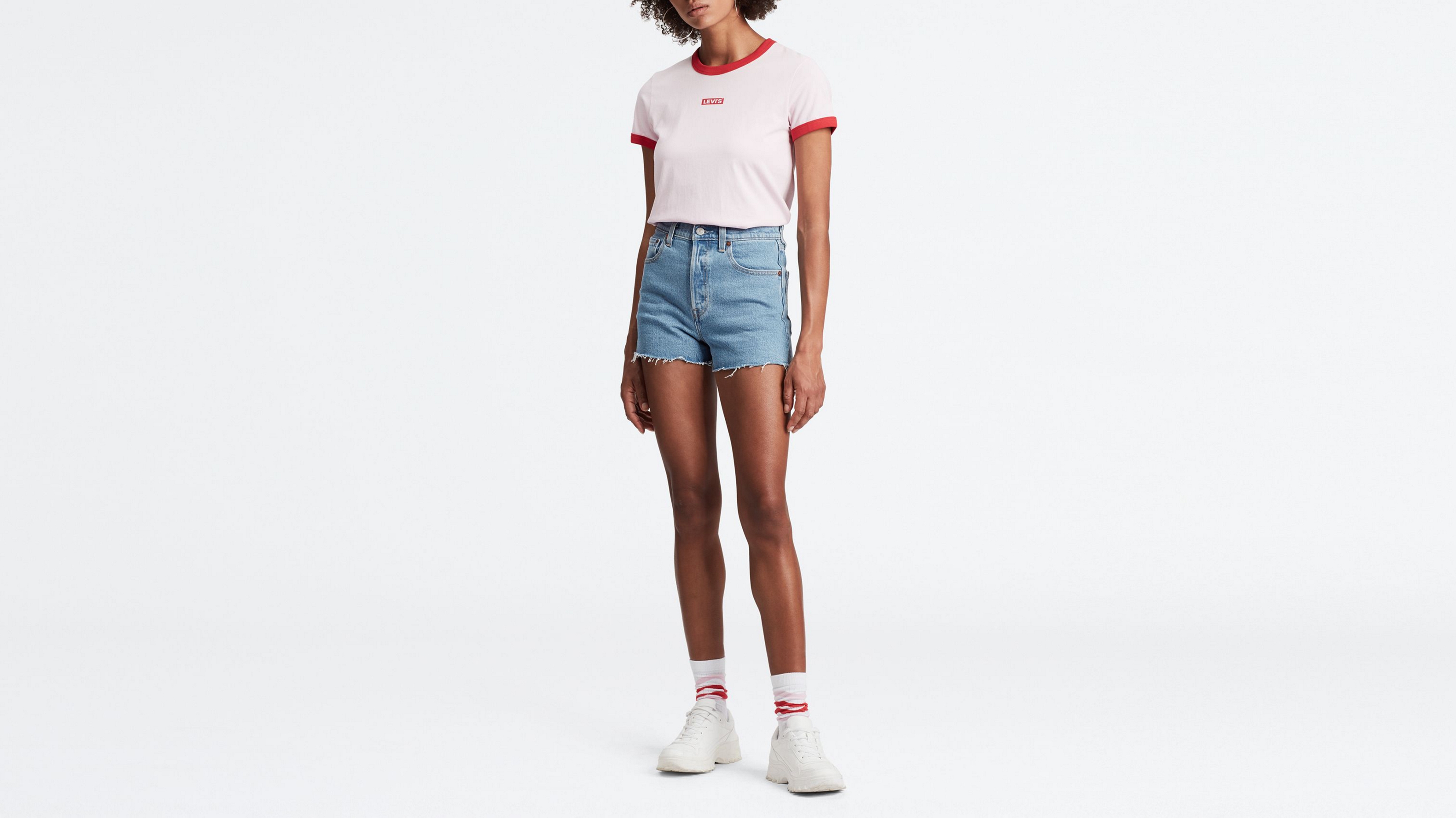 

Шорты женские Levi's 77879-0005 синие 26, 77879-0005