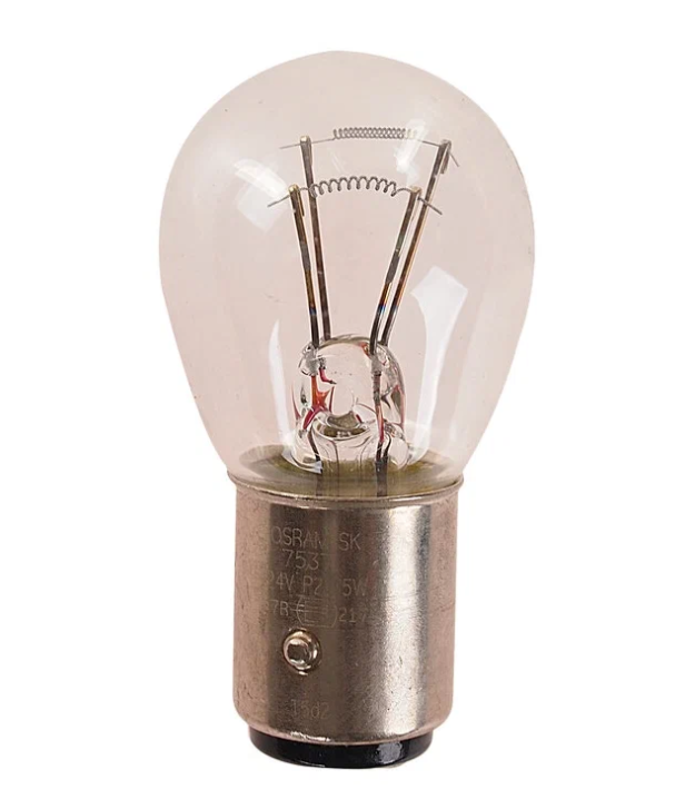 

Лампа 215W 24V Bay15D Двухконтактная Габариты, С 1Шт HOWO 7537