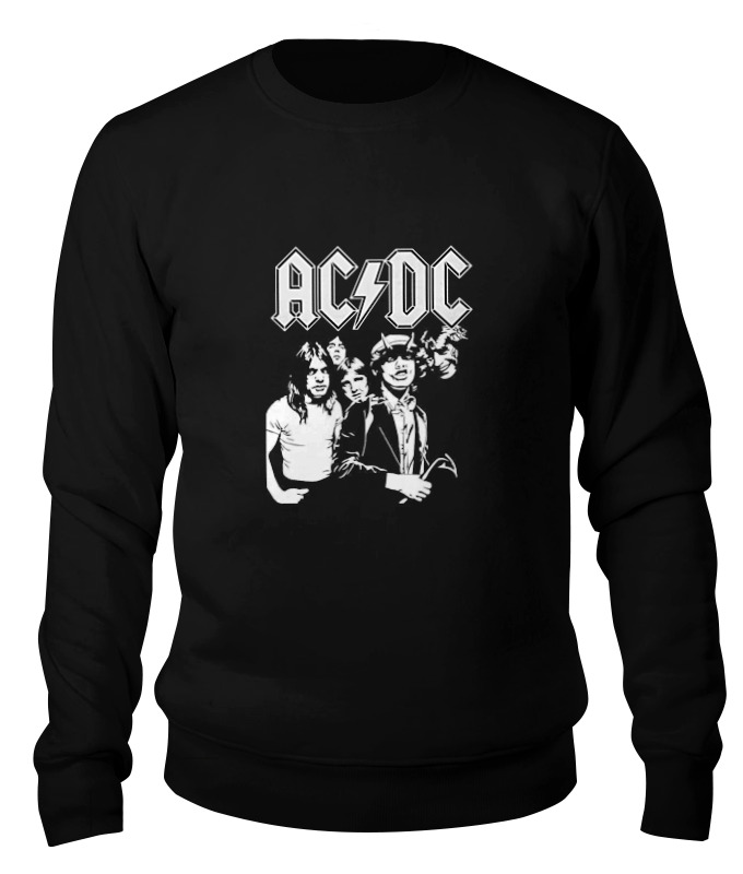 

Свитшот унисекс Printio Ac/dc черный S, Ac/dc