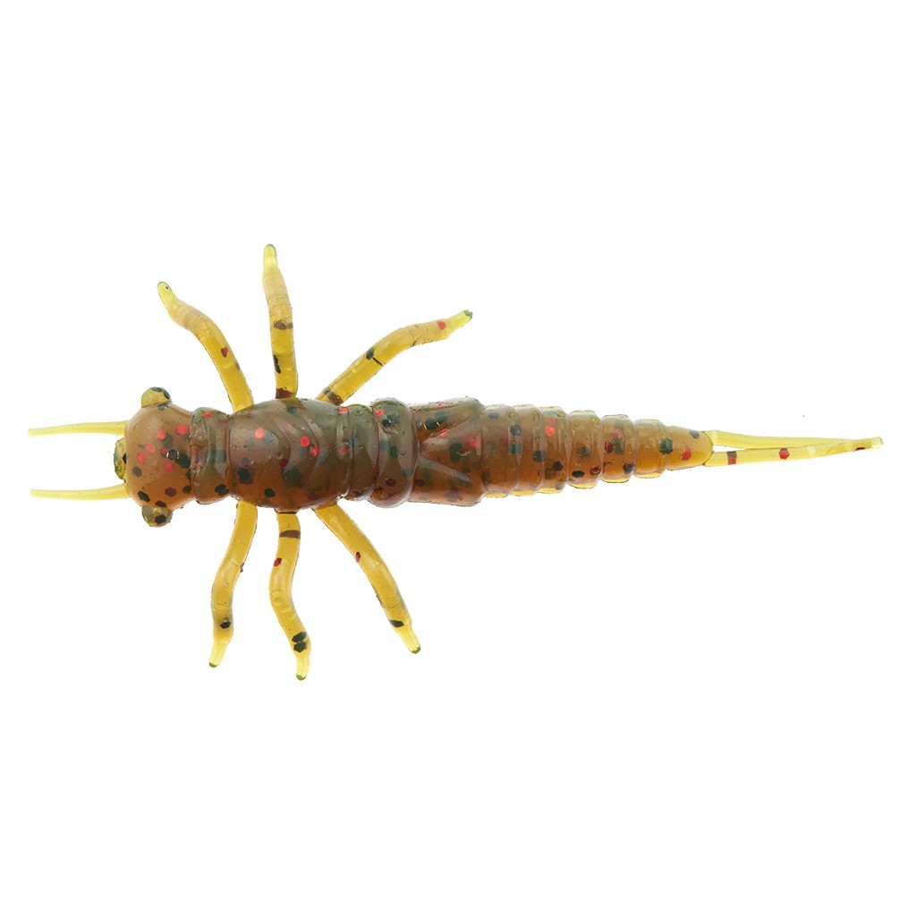 

Мягкие приманки Lucky John ProSeries NAYADA 2.0" # PA03 (9шт), Желтый;коричневый, Nayada