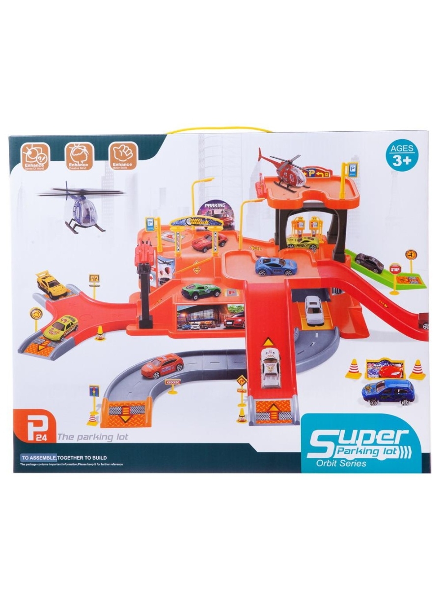 

Набор Junfa toys Парковка с металлическими машинками
