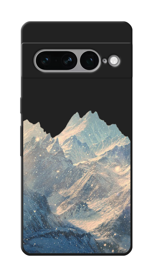 

Чехол Awog на Google Pixel 7 Pro "Горы арт 2", Серый, 271352-1