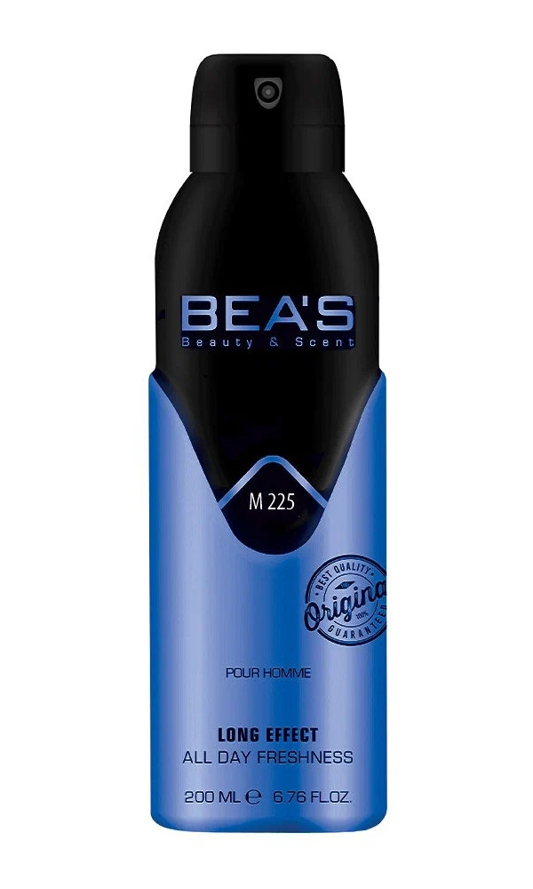 Парфюмированный мужской дезодорант-аэрозоль BEA'S M225, 200 мл дезодорант rexona men мужской экстремальная защита аэрозоль 150 мл