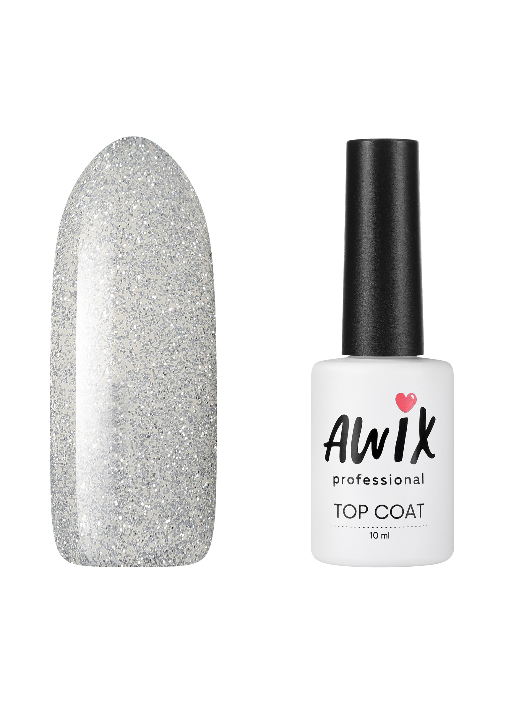 

Топ для гель-лака Awix Professional Silver Flash 10 мл