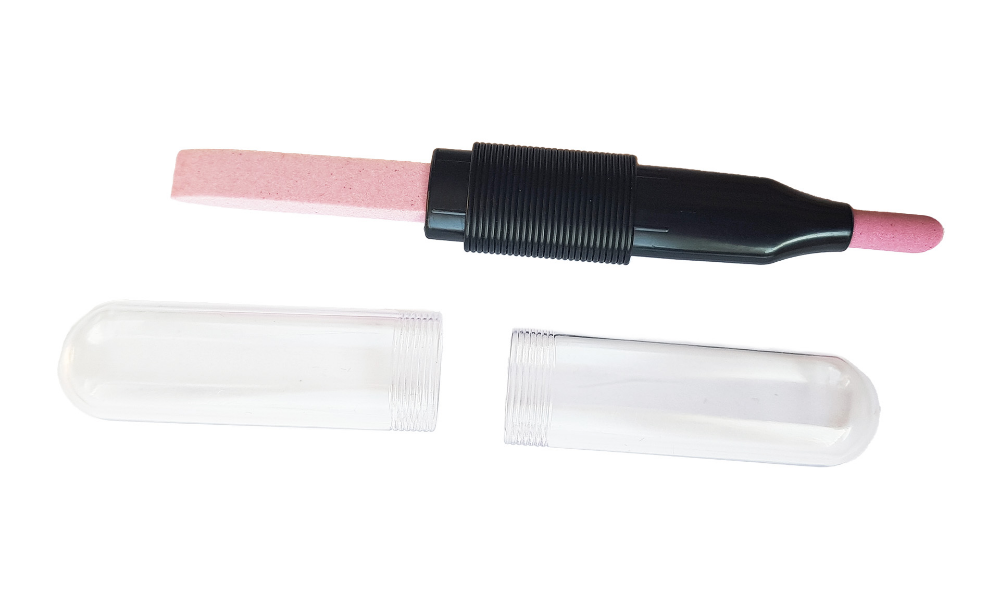 Керамическая пилка-карандаш Velganza 2 в 1 для ногтей и кутикулы сувенирное оружие нож штык лучший игрок длина 29 см