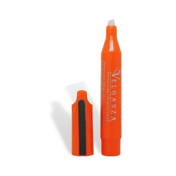 Удалитель кутикулы Velganza с ароматом апельсина и пилочкой лазерная 2х сторонняя терка для ног velganza tp 9001