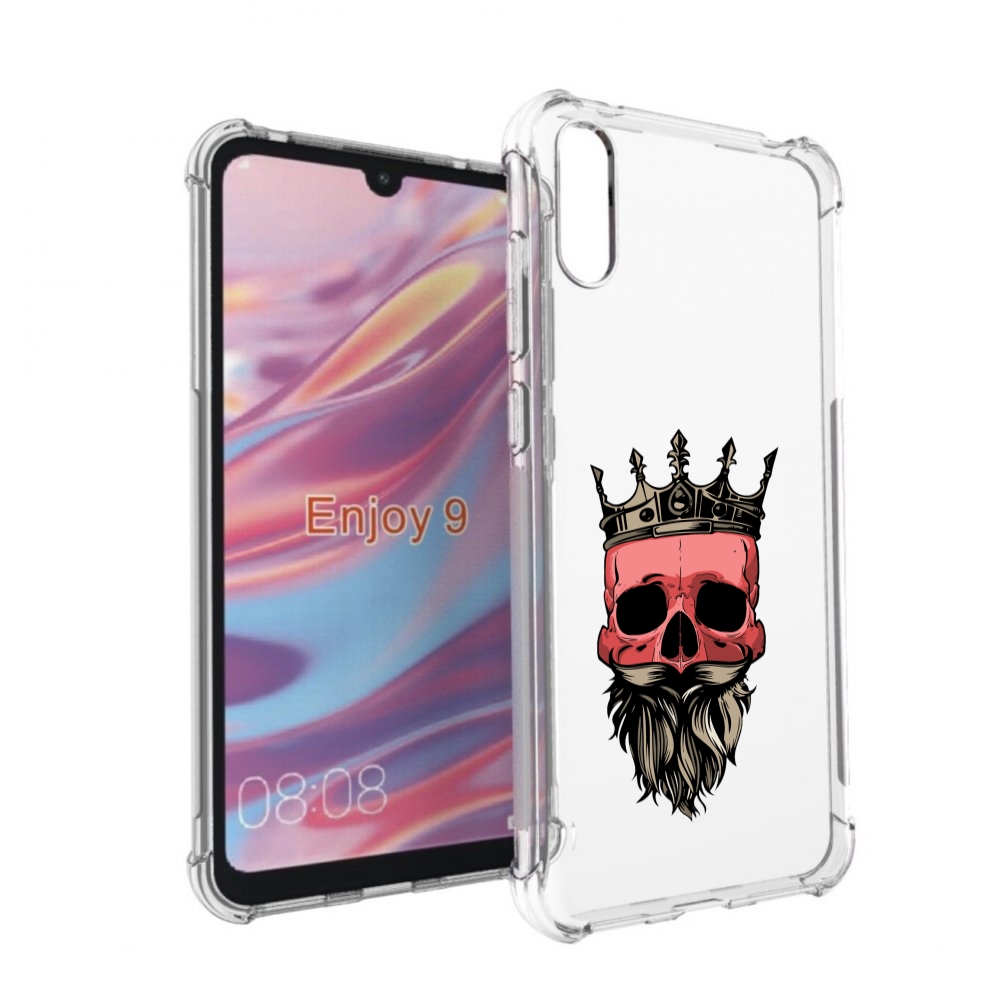 

Чехол бампер MyPads бородатый красный череп мужской для Huawei E, Прозрачный, Tocco