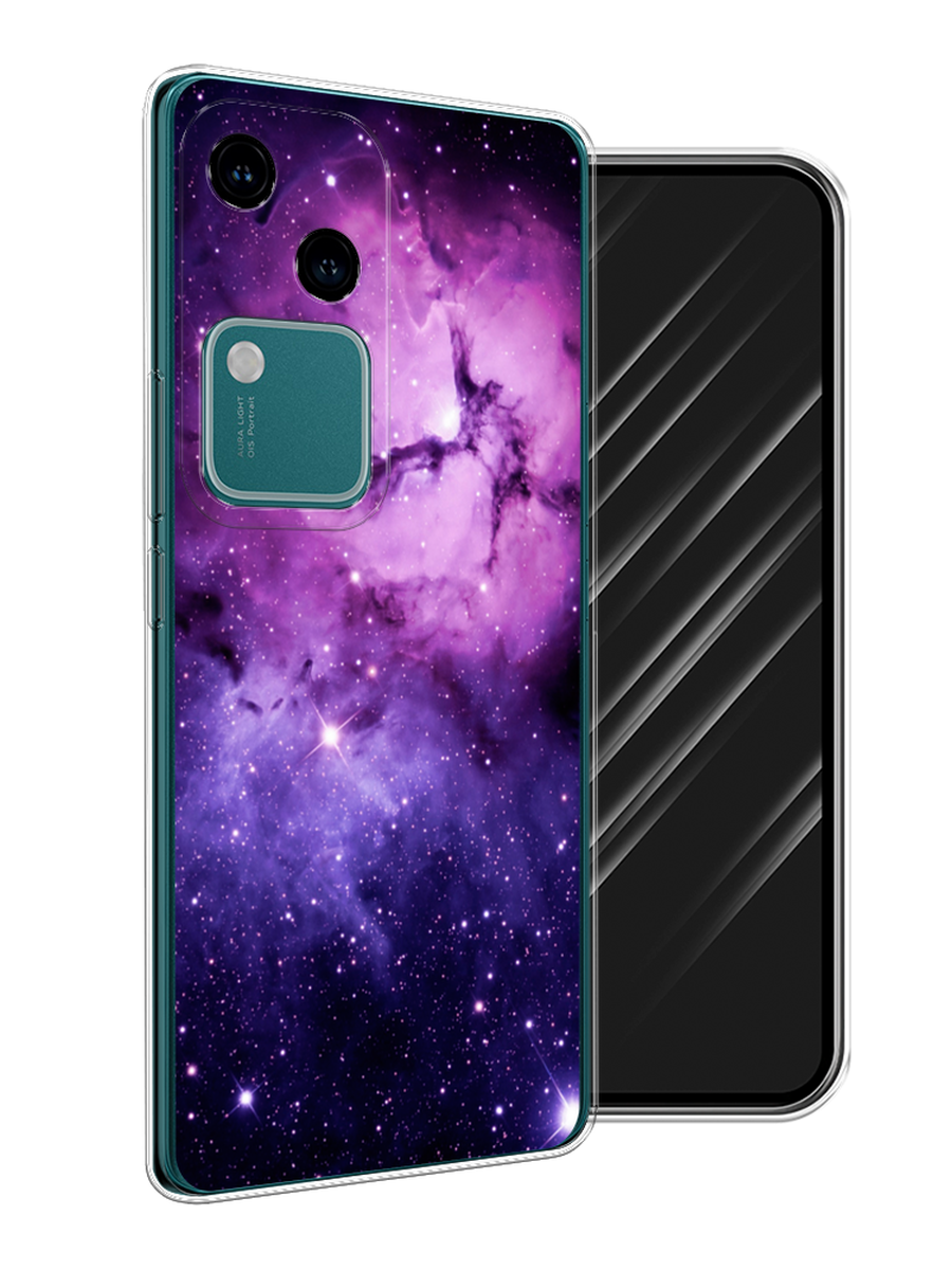 

Чехол Awog на Vivo V30/S18 "Космос 18", Фиолетовый;черный;белый, 2610150-1