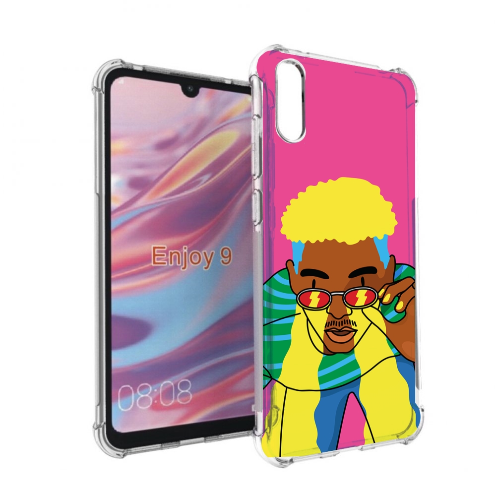 

Чехол бампер MyPads бразилец для Huawei Enjoy 9, Прозрачный, Tocco