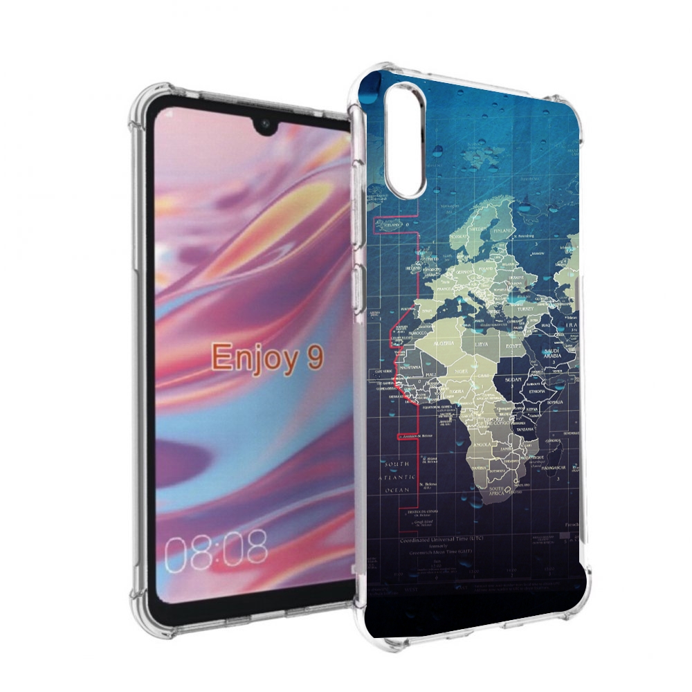 

Чехол бампер MyPads бункер-анклава для Huawei Enjoy 9, Прозрачный, Tocco