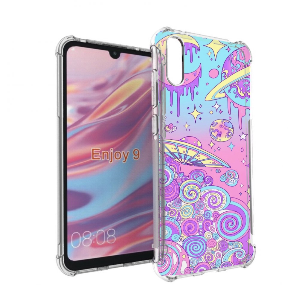 

Чехол бампер MyPads ванильные планеты для Huawei Enjoy 9, Прозрачный, Tocco