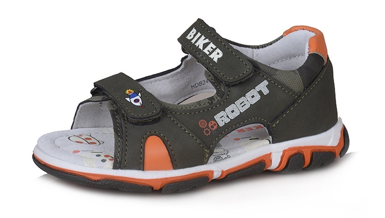 

Сандалии Biker HDB24SS-86, зеленый, 22, Хаки;оранжевый, 227559