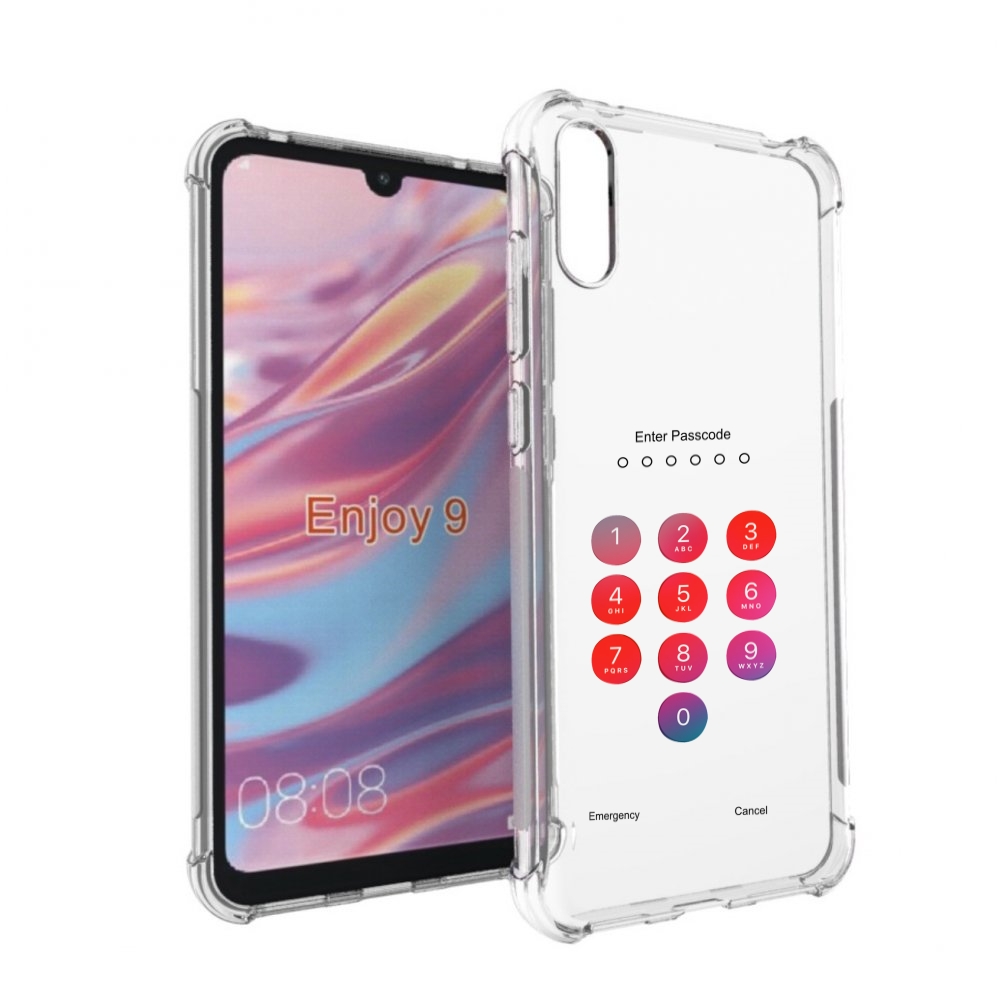 

Чехол бампер MyPads введите-пароль для Huawei Enjoy 9, Прозрачный, Tocco