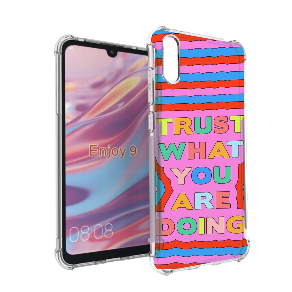 

Чехол бампер MyPads верь-в-то-что-ты-делаешь для Huawei Enjoy 9, Прозрачный, Tocco