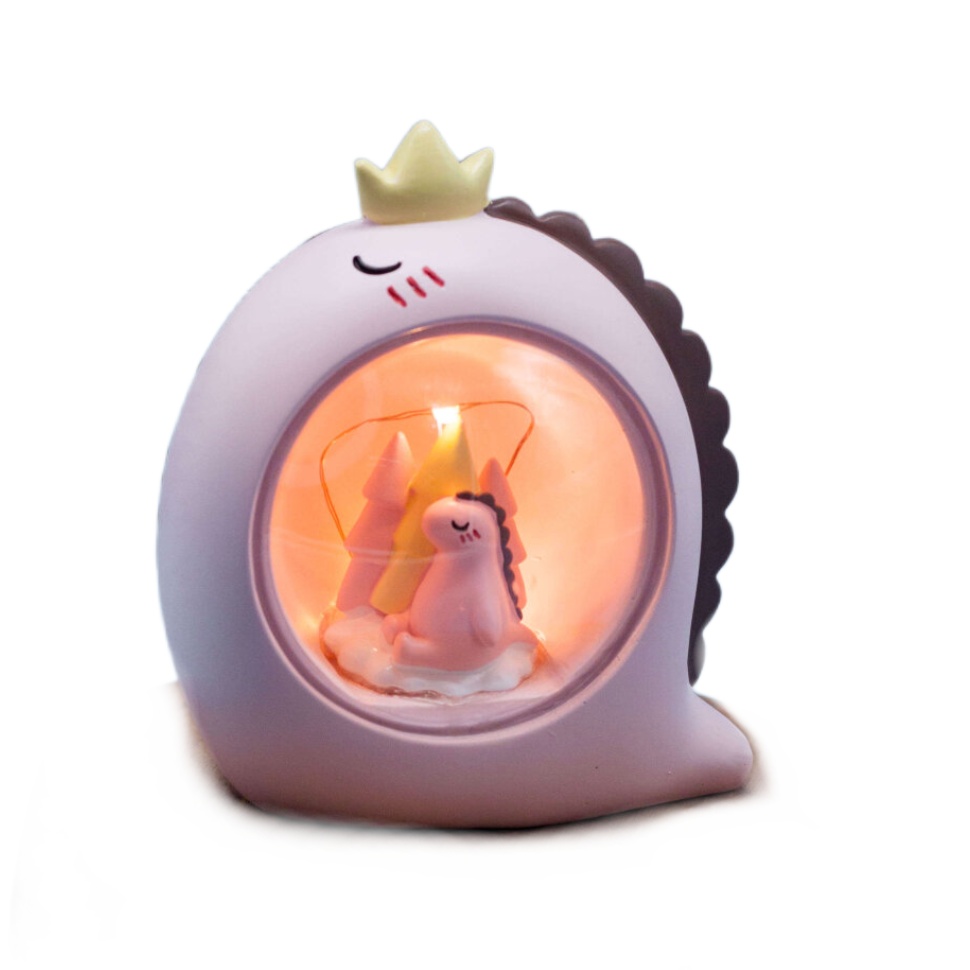 

Ночник Sleeping dino ball розовый, Sleeping dino ball