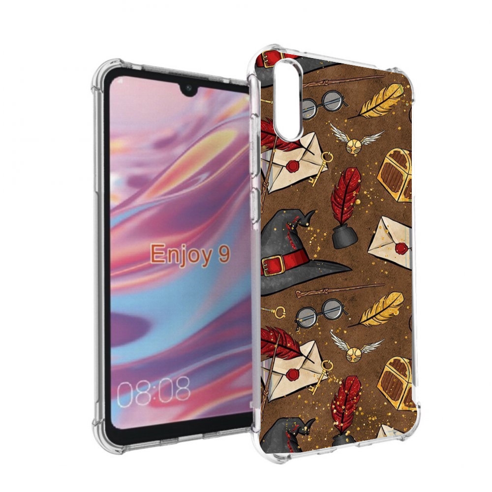 

Чехол бампер MyPads гарри-поттер-вайб для Huawei Enjoy 9, Прозрачный, Tocco
